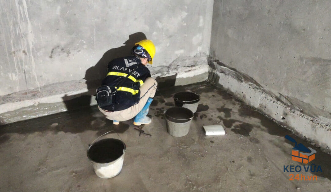 Hướng dẫn các bước thi công keo chống thấm đúng kỹ thuật