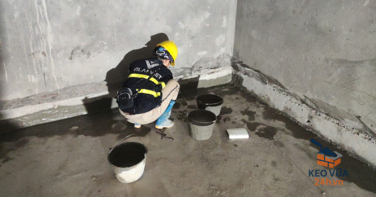 Hướng dẫn các bước thi công keo chống thấm đúng kỹ thuật
