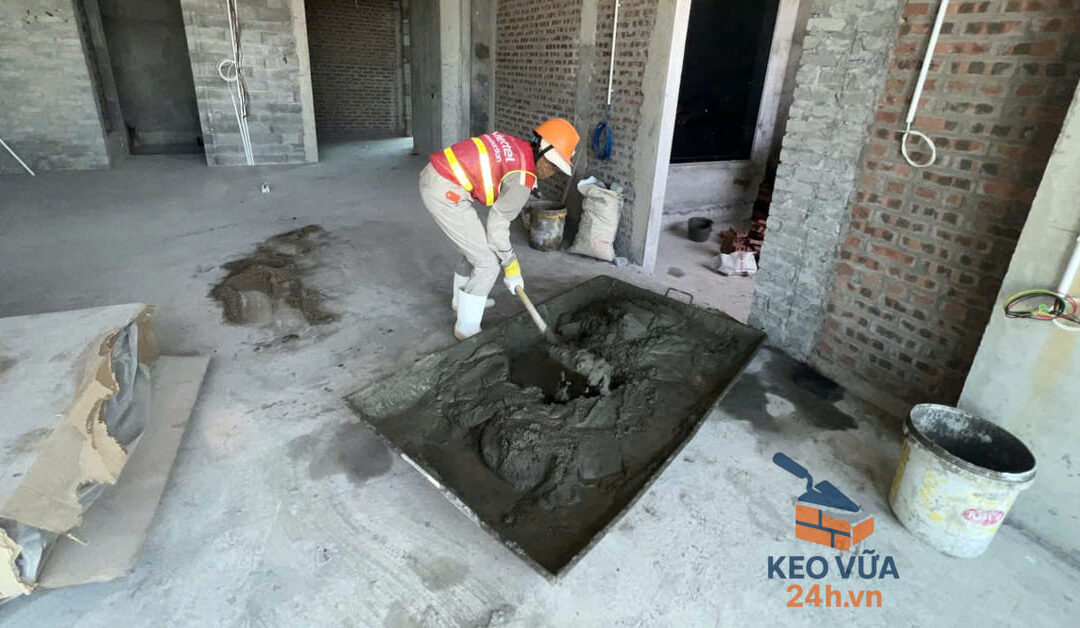 Hướng dẫn thi công vữa khô trộn sẵn đúng kỹ thuật.