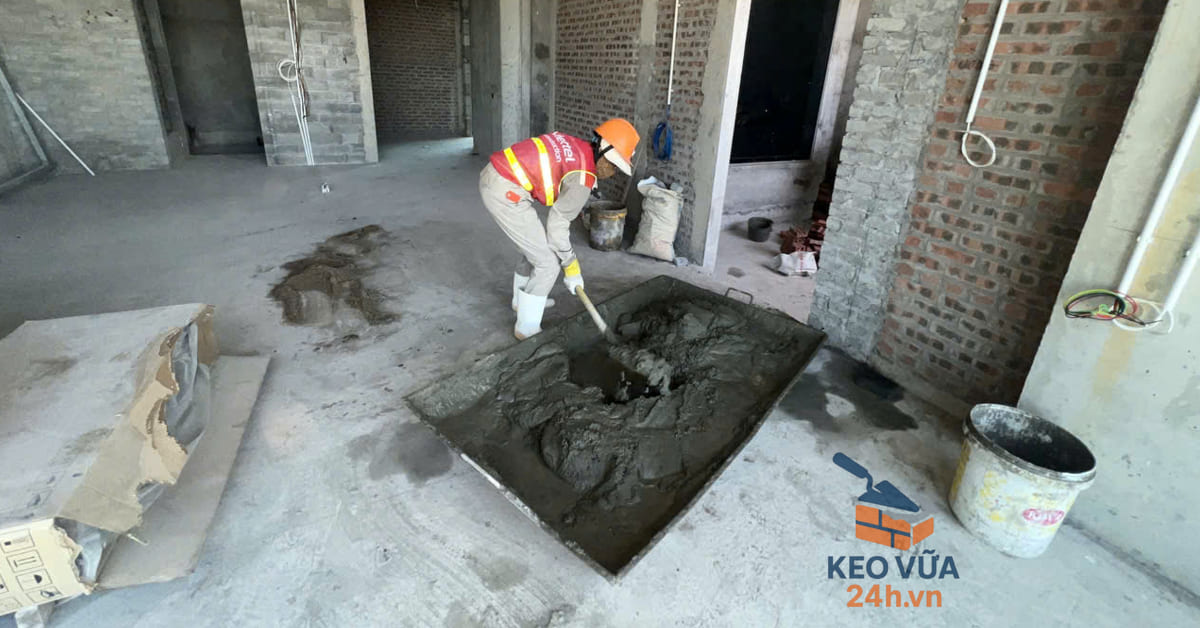Hướng dẫn thi công vữa khô trộn sẵn đúng kỹ thuật.