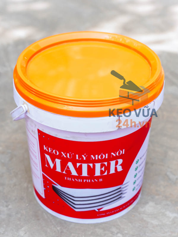Keo xử lý mối nối Mater thành phần A đóng thùng kín.