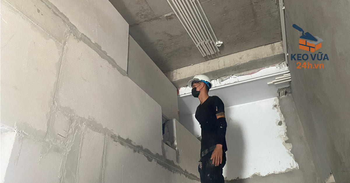 Báo giá keo xử lý mối nối tấm bê tông nhẹ Mater chính hãng. Chuyên xử lý mối nối tấm Cemboard, ALC, EPS.