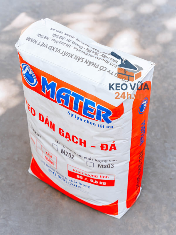 Keo dán gạch Mater chất lượng cao chuyên ốp lát gạch đá trong và ngoài trời.