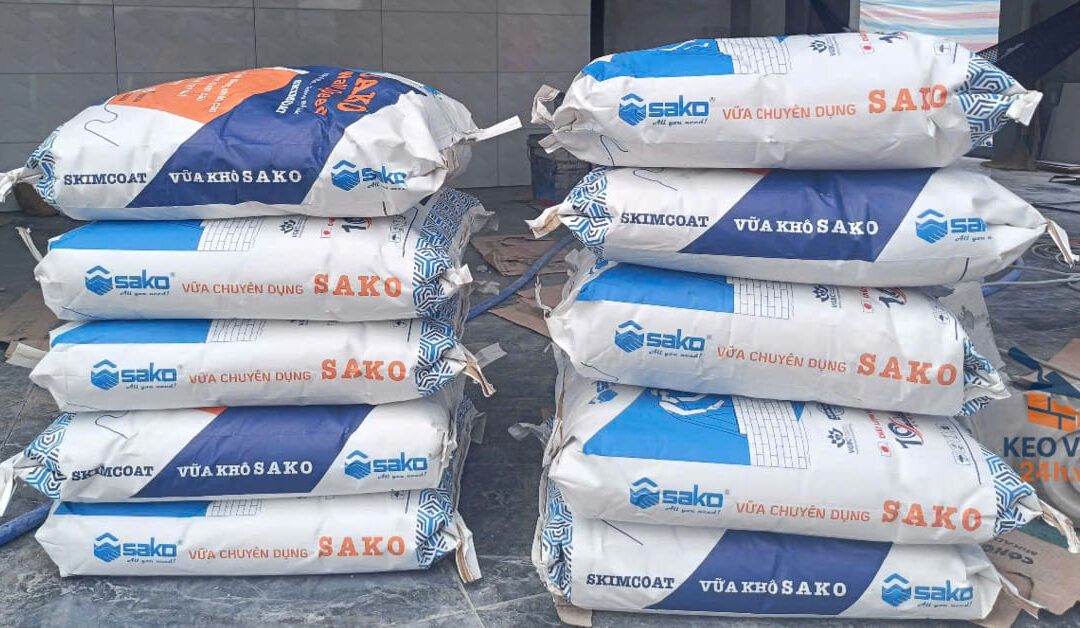Vữa khô trộn sẵn Sako
