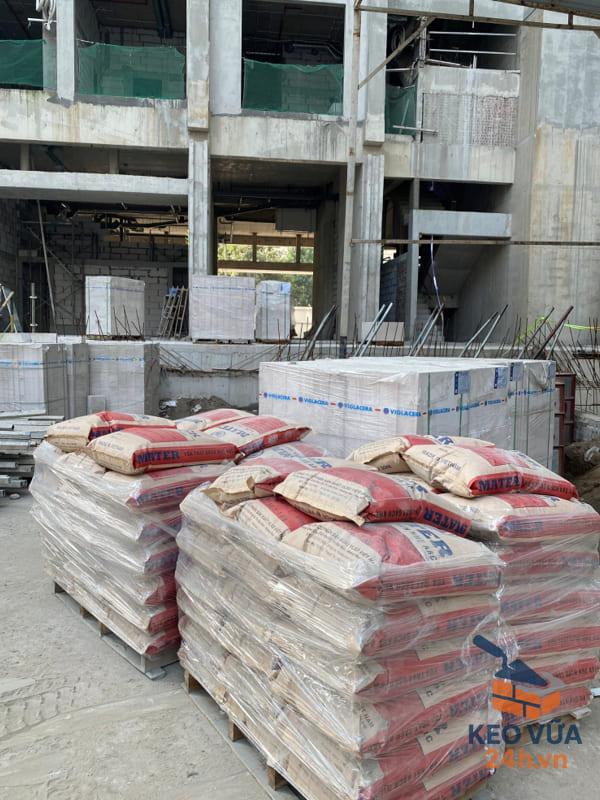 Vữa khô Sako dùng cho xây tường gạch AAC, lưu kho đúng kỹ thuật, hỗ trợ thi công nhanh và đạt cường độ cao.