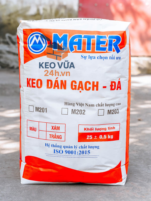 Sản phẩm keo dán gạch Mater
