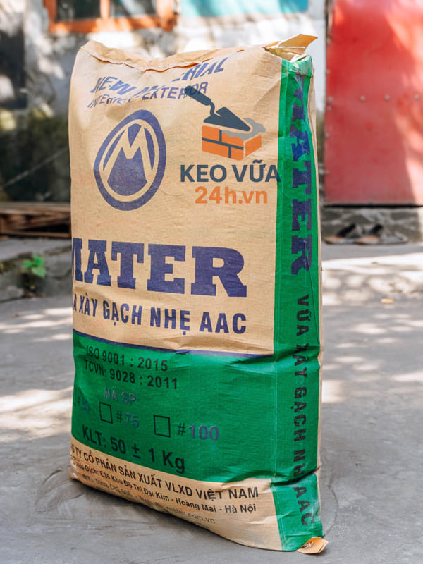 Sản phẩm vữa xây gạch nhẹ AAC