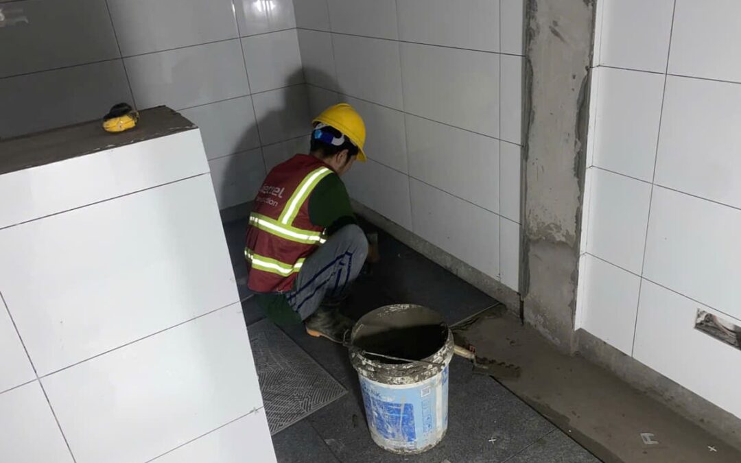 Keo dán gạch chống thấm