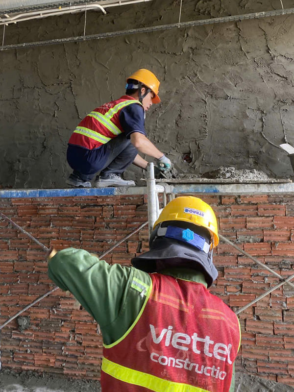 Vữa xây trát tường gạch mác M75 M100 là loại phù hợp