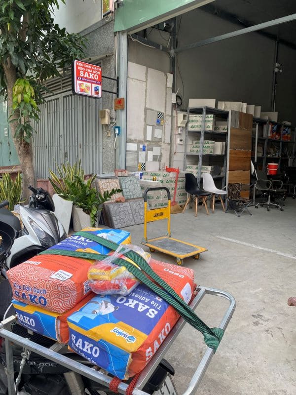 Keo dán gạch đạt chuẩn TCVN 7899 do Sako sản xuất