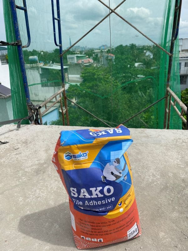 Keo dán gạch Sako tiêu chuẩn TCVN và ISO chất lượng cao đáp ứng chất lượng cho mọi công trình