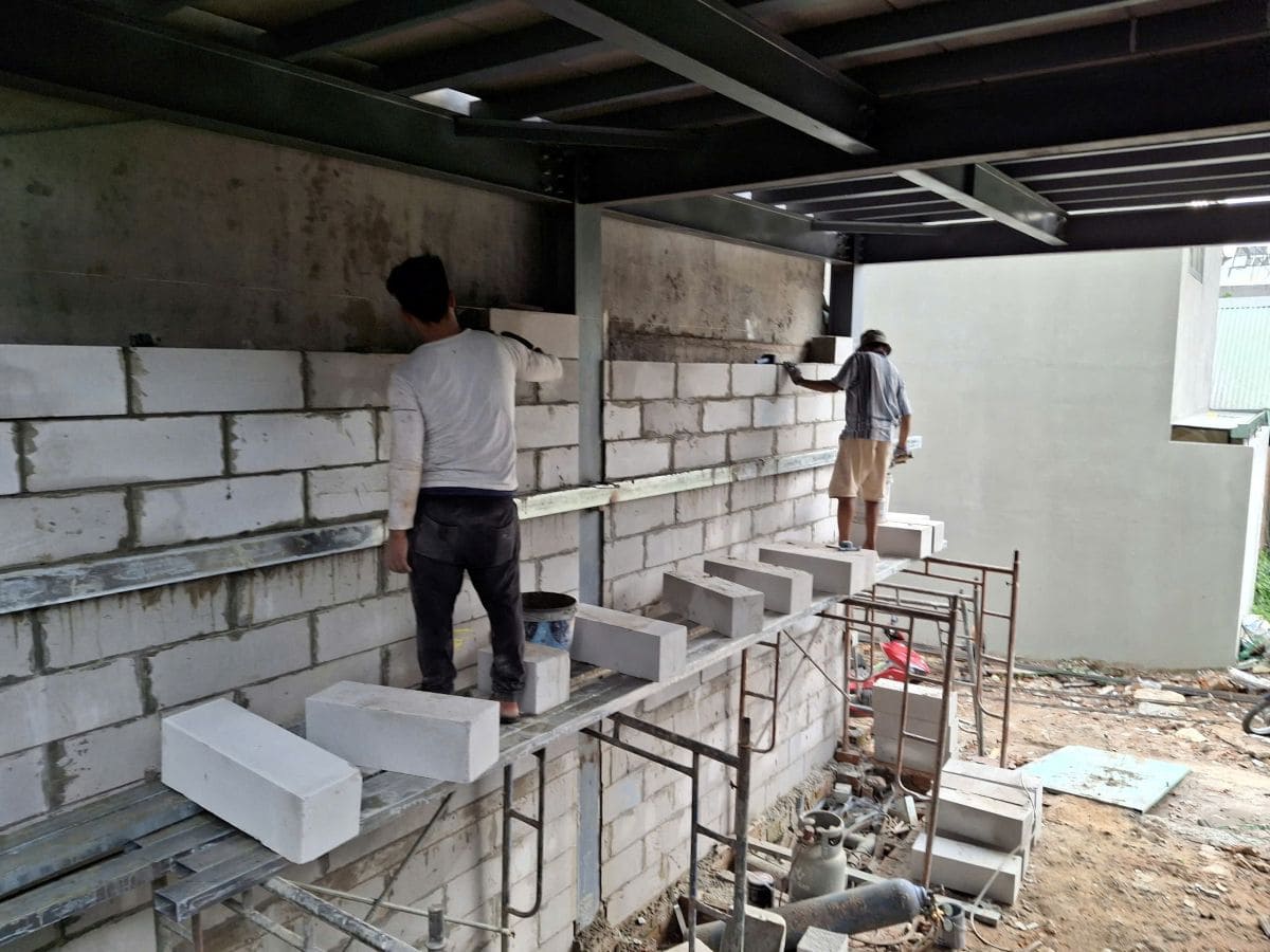 Định mức vữa xây trát gạch AAC: 1 bao dùng được bao nhiêu m2?