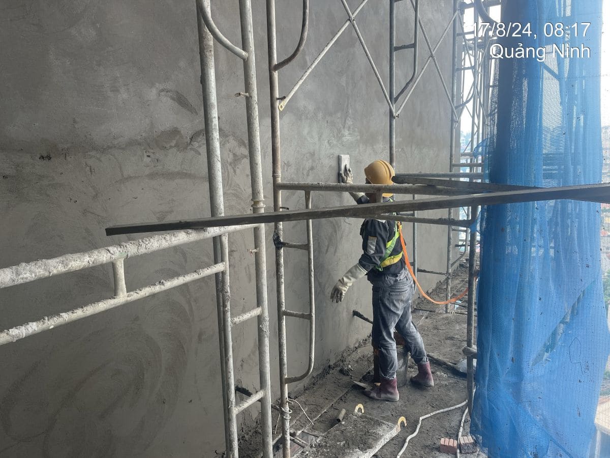 Các lỗi thường gặp khi dùng vữa xây trát gạch AAC và các xử lý đúng kỹ thuật.